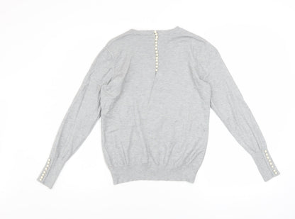 Womens UK Size 12 Savida Grey Pullover Jumper
