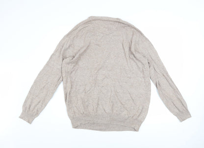 Mens UK Size XL Baileys Beige Pullover Jumper