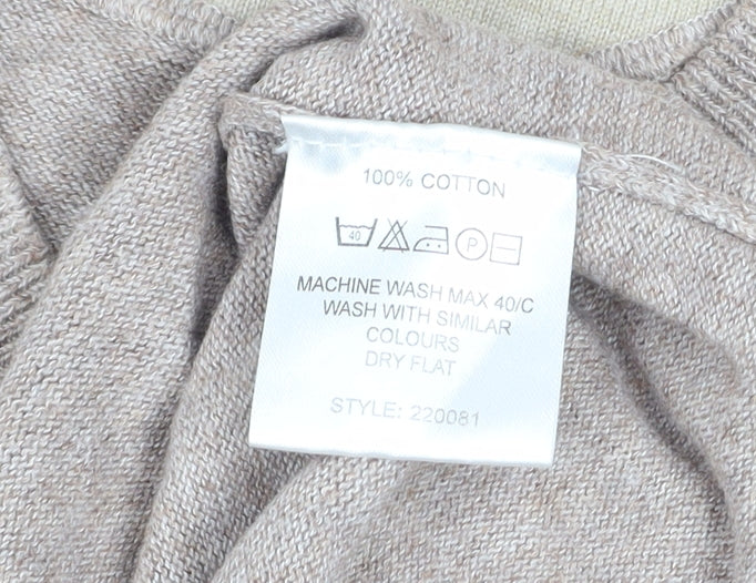 Mens UK Size XL Baileys Beige Pullover Jumper