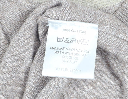 Mens UK Size XL Baileys Beige Pullover Jumper