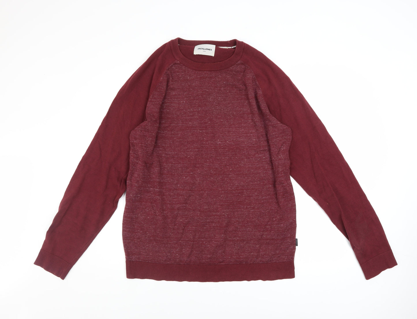 Mens UK Size XL JACK & JONES Red Pullover Jumper