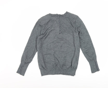 Womens UK Size 10 Savida Grey Pullover Jumper