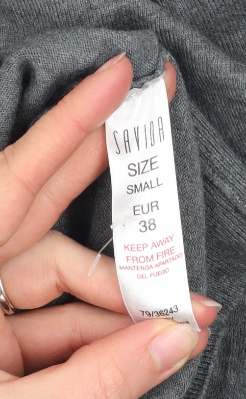Womens UK Size 10 Savida Grey Pullover Jumper