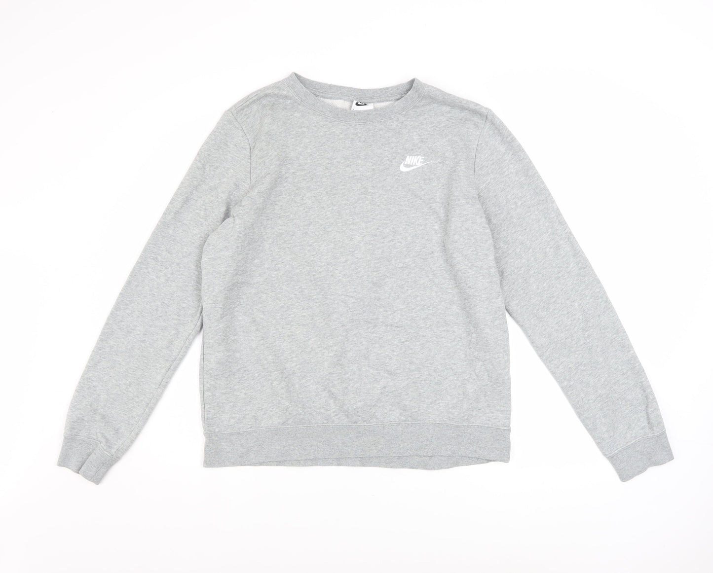 Mens UK Size M Nike Grey Pullover Sweatshirt