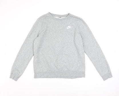 Mens UK Size M Nike Grey Pullover Sweatshirt