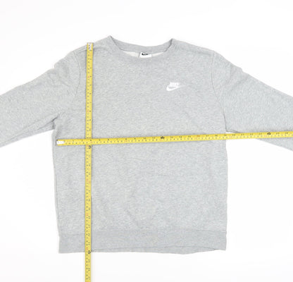 Mens UK Size M Nike Grey Pullover Sweatshirt