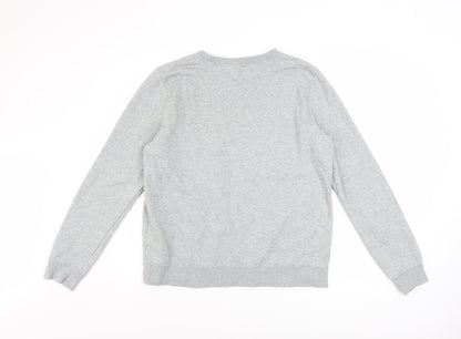 Mens UK Size M Nike Grey Pullover Sweatshirt