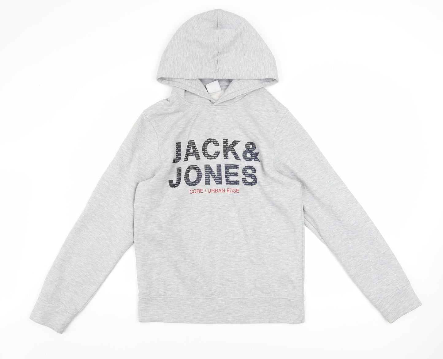 Mens UK Size S JACK & JONES Grey Pullover Hoodie