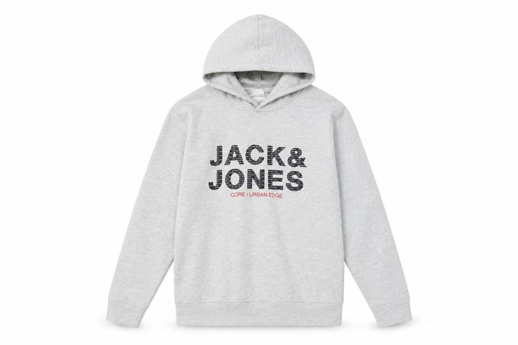 Mens UK Size S JACK & JONES Grey Pullover Hoodie
