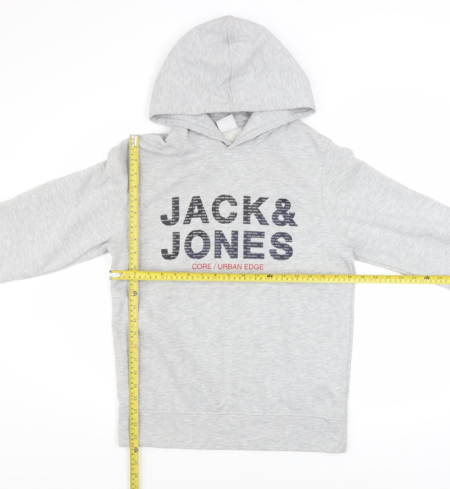 Mens UK Size S JACK & JONES Grey Pullover Hoodie