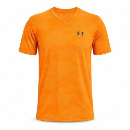 Mens UK Size S Under armour Orange Gym & Training Running & Jogging T-Shirt