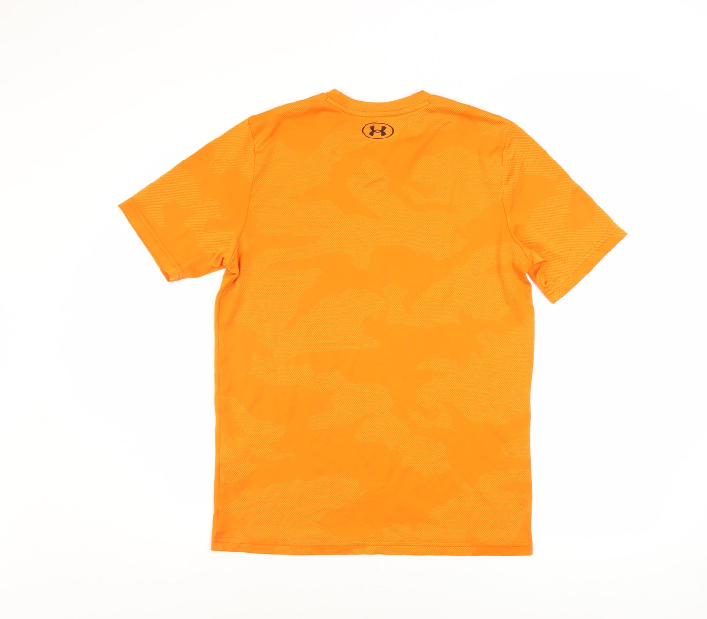 Mens UK Size S Under armour Orange Gym & Training Running & Jogging T-Shirt