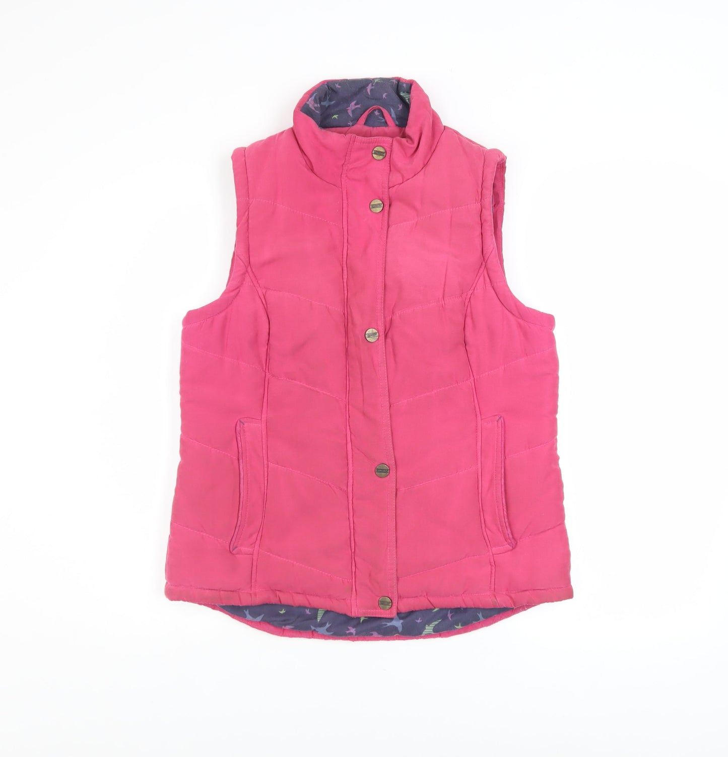Womens UK Size 10 Marks and Spencer Pink Puffer Jacket