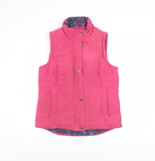 Womens UK Size 10 Marks and Spencer Pink Puffer Jacket