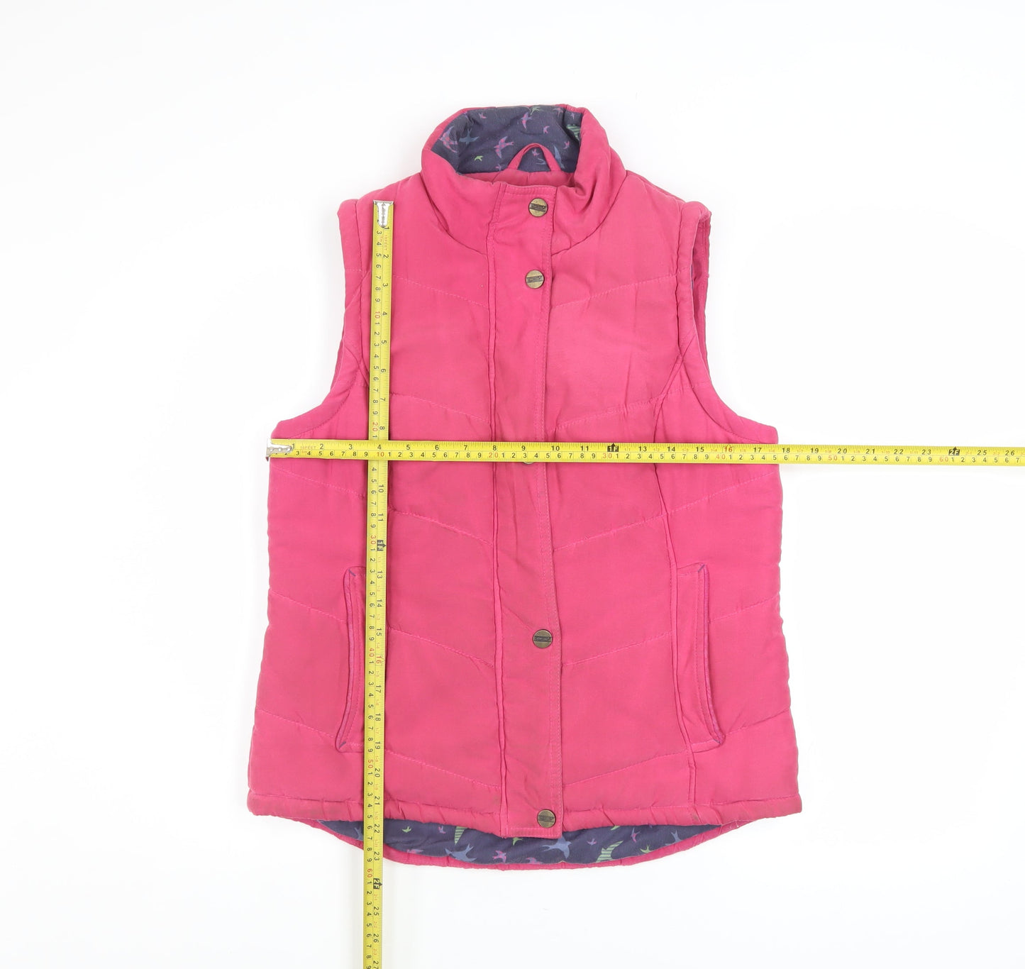 Womens UK Size 10 Marks and Spencer Pink Puffer Jacket