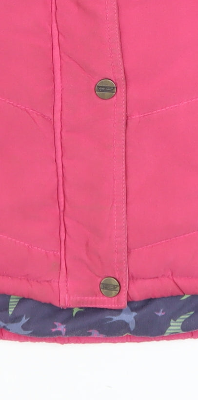 Womens UK Size 10 Marks and Spencer Pink Puffer Jacket