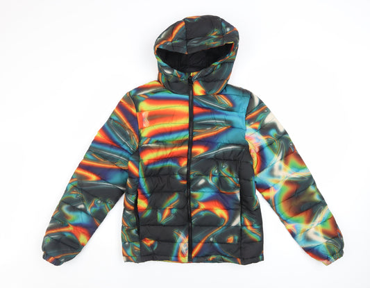 Boys UK Size 12 Years NEXT Multicoloured Puffer Jacket