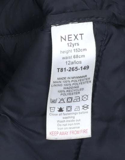 Boys UK Size 12 Years NEXT Multicoloured Puffer Jacket