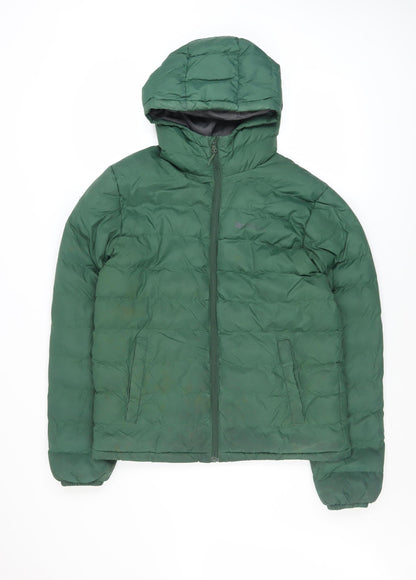 Mens UK Size S Mountain Warehouse Green Puffer Jacket