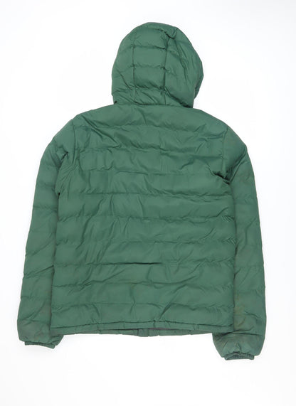 Mens UK Size S Mountain Warehouse Green Puffer Jacket