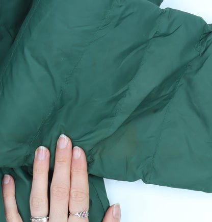Mens UK Size S Mountain Warehouse Green Puffer Jacket