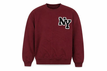 Dunnes Mens Red NY Crew Neck Sweatshirt Medium