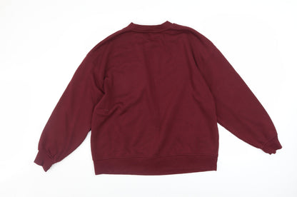 Dunnes Mens Red NY Crew Neck Sweatshirt Medium