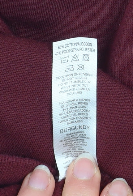 Dunnes Mens Red NY Crew Neck Sweatshirt Medium