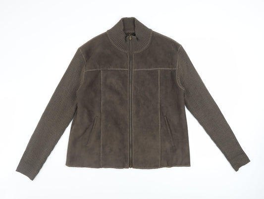 Womens UK Size 16/18 TCM Brown Basic Jacket
