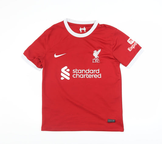 Mens UK Size L Nike Red Football T-Shirt