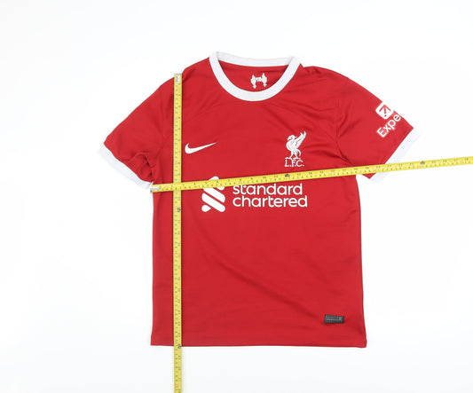 Mens UK Size L Nike Red Football T-Shirt