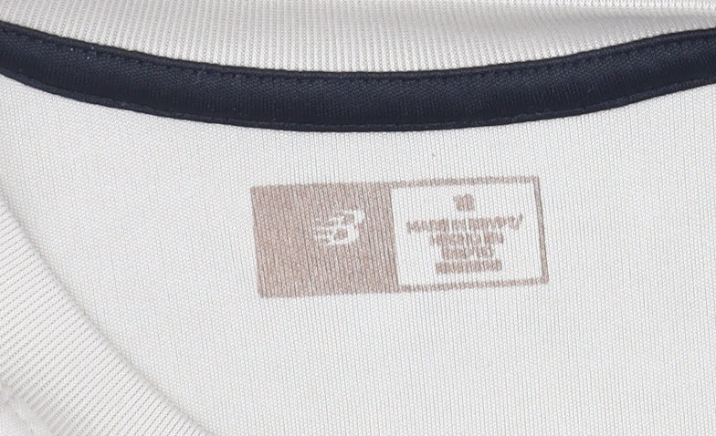 Womens UK Size 12 New Balance Beige Running & JoggingGym & TrainingWalking T-Shi