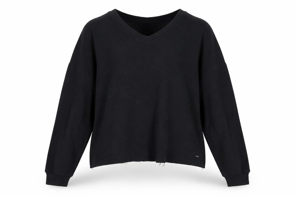 Womens UK Size XL Hollister Black Pullover Sweatshirt