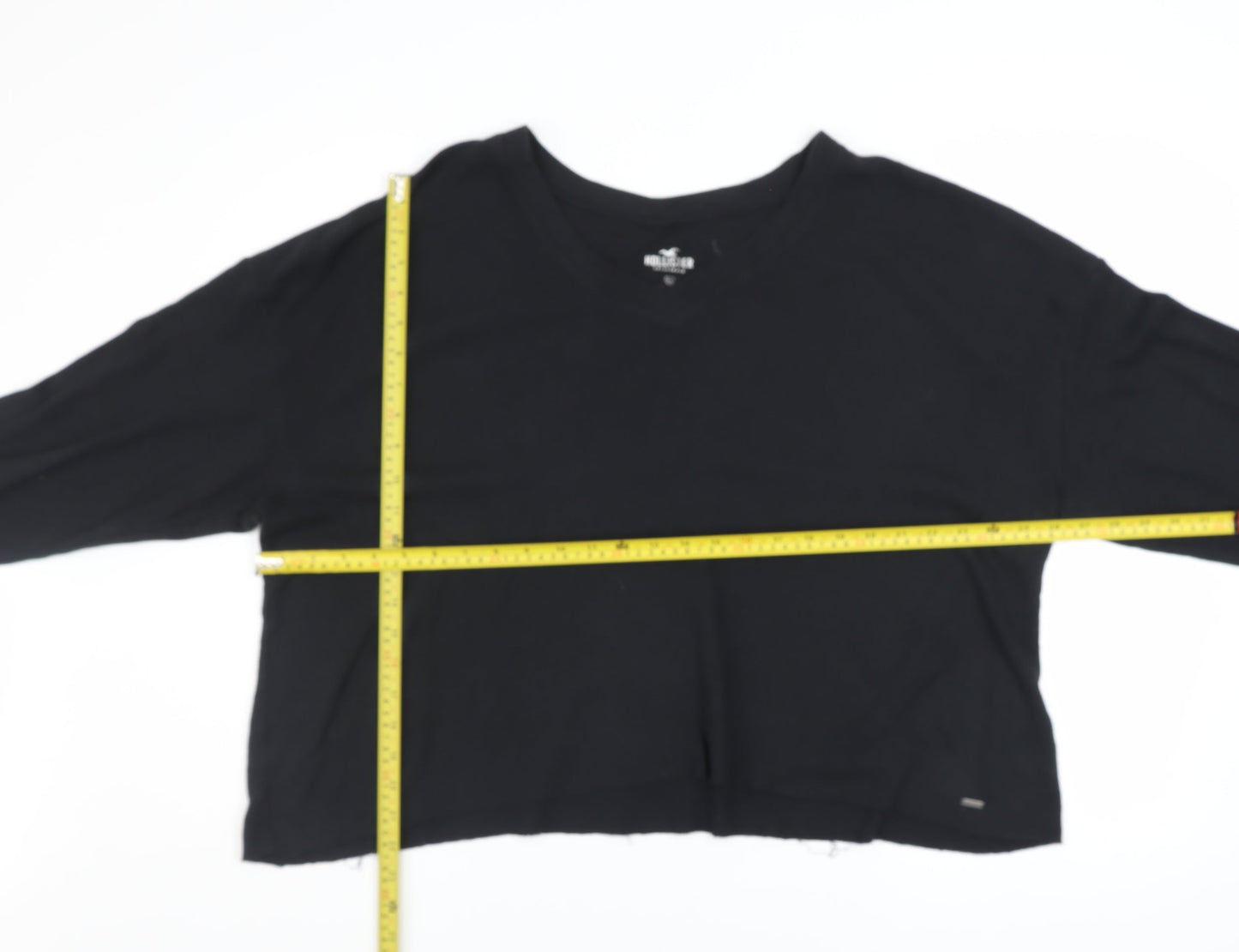 Womens UK Size XL Hollister Black Pullover Sweatshirt