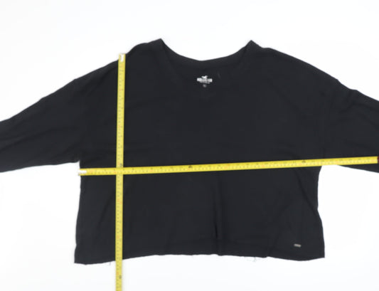 Womens UK Size XL Hollister Black Pullover Sweatshirt