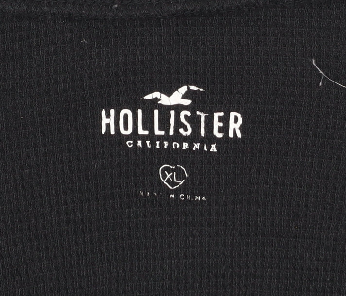 Womens UK Size XL Hollister Black Pullover Sweatshirt
