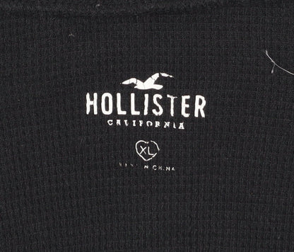 Womens UK Size XL Hollister Black Pullover Sweatshirt