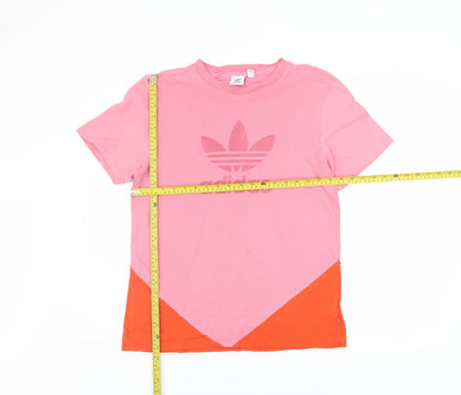 Womens UK Size 10 adidas Pink Basic T-Shirt