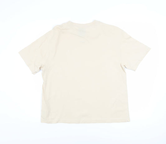 Mens UK Size S Nike Beige  T-Shirt