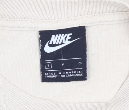 Mens UK Size S Nike Beige  T-Shirt