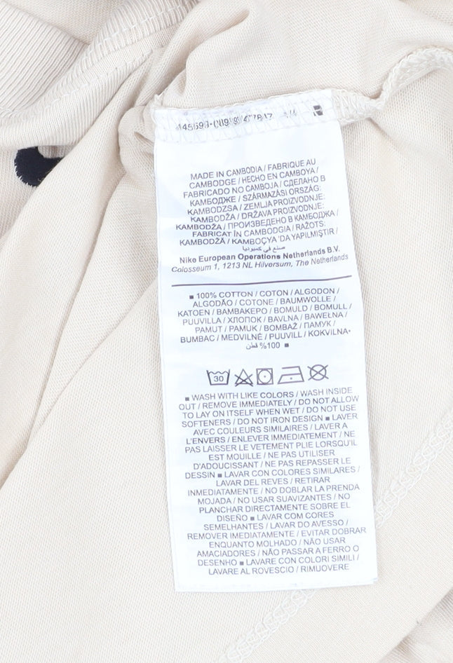 Mens UK Size S Nike Beige  T-Shirt