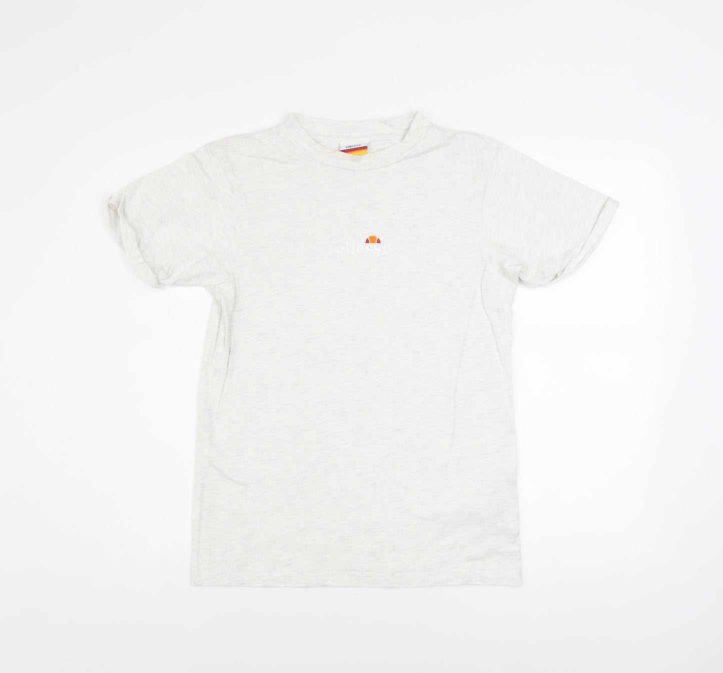Womens UK Size 4 ellesse White Basic T-Shirt