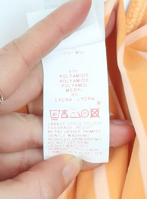 Womens UK Size 10 Saint James Orange Basic T-Shirt
