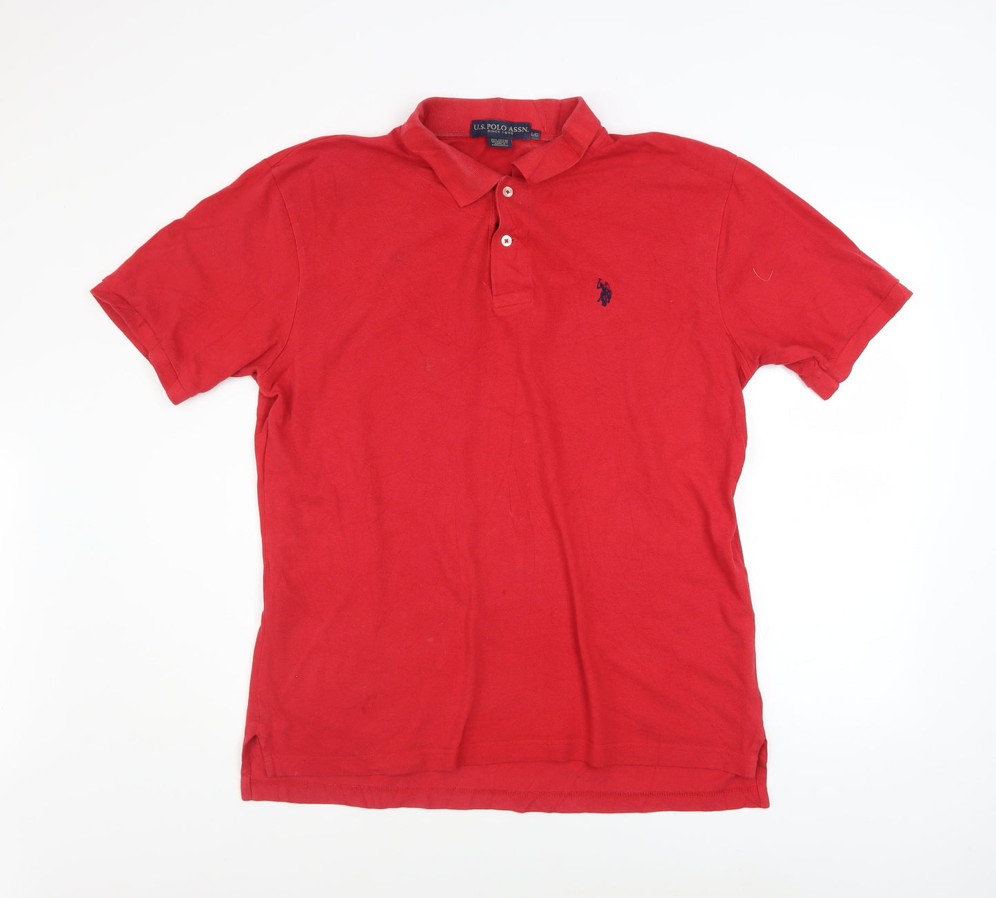 Mens UK Size L U.S. Polo Assn. 100% Cotton Polo Shirt