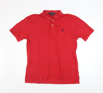 Mens UK Size L U.S. Polo Assn. 100% Cotton Polo Shirt
