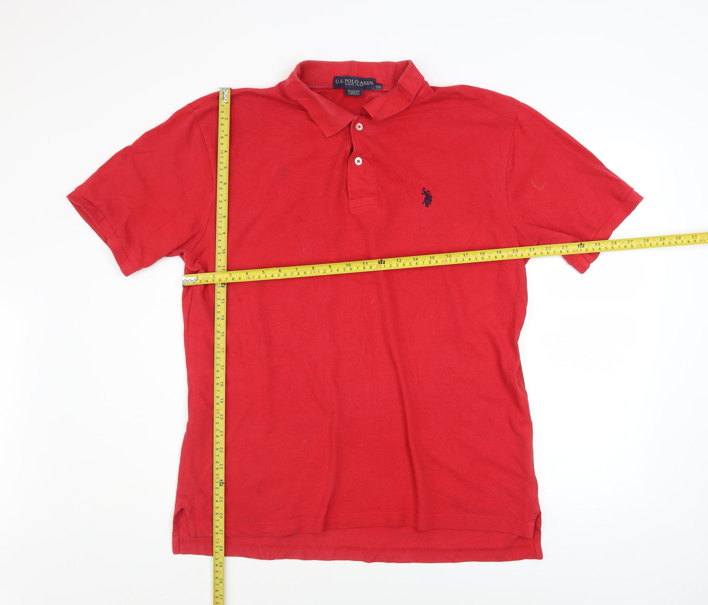 Mens UK Size L U.S. Polo Assn. 100% Cotton Polo Shirt