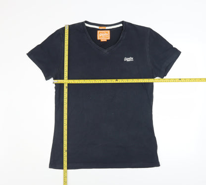 Mens UK Size L Superdry Blue  T-Shirt