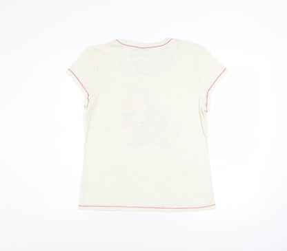 Disney Women's Beige Grumpy Pyjama Top T-Shirt Style Size 10-12