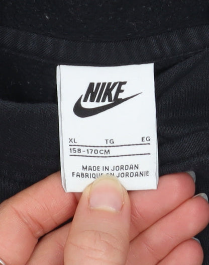 Boys UK Size XL Nike Black Pullover Hoodie