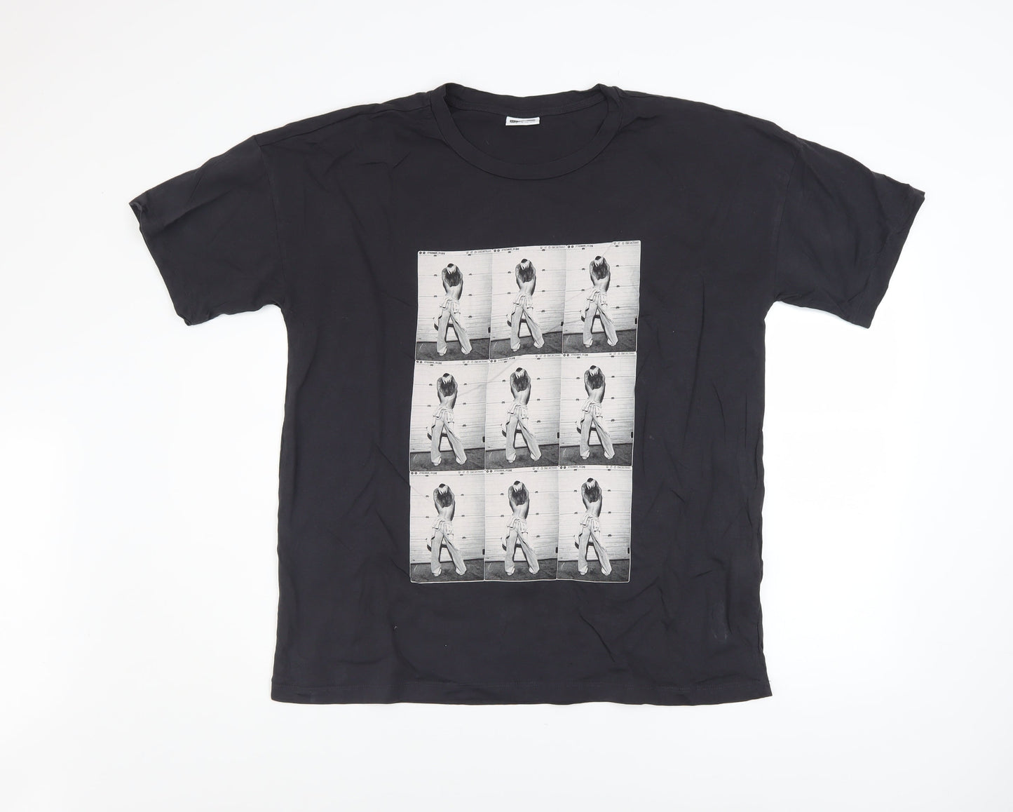 Mens UK Size L Noisy may Black  T-Shirt